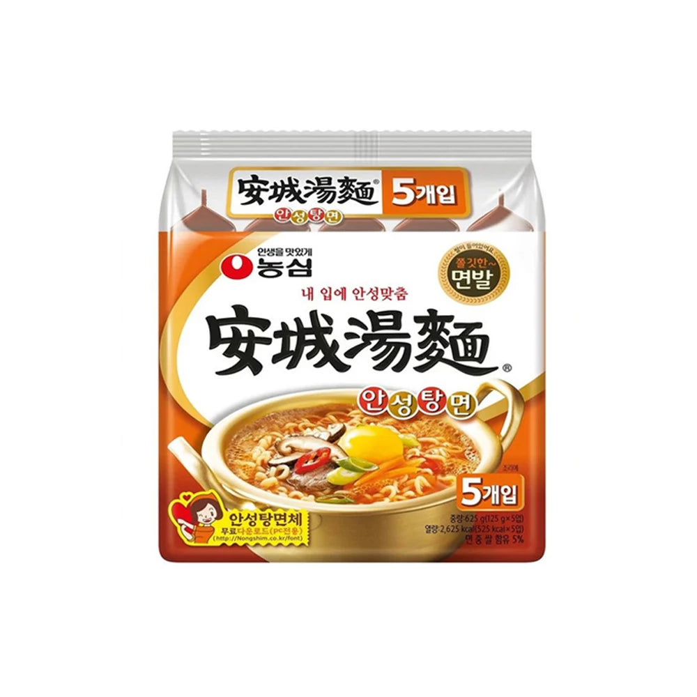 5 db Nongshim Ansung koreai tésztaleves 125 g