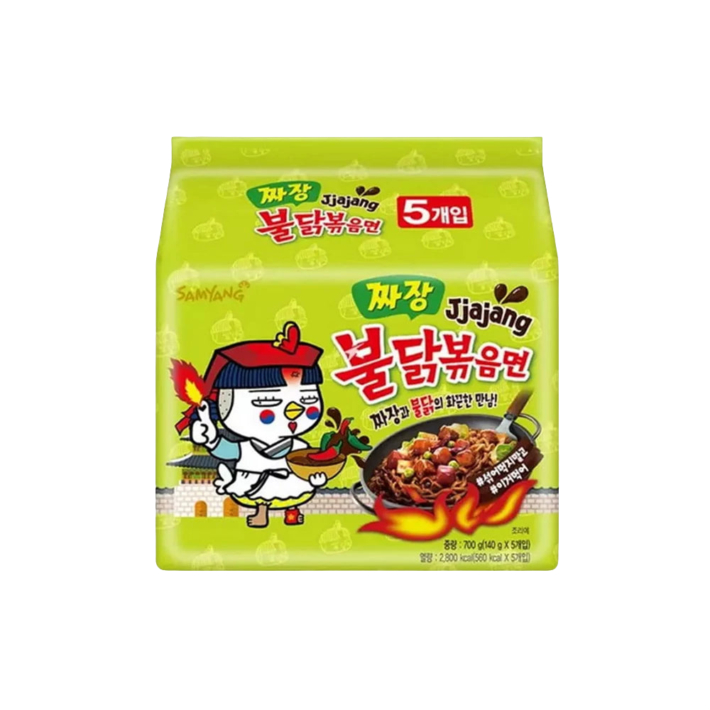 5 db SAMYANG BULDAK CSIRKÉS TÉSZTA JJAJANG ÍZESÍTÉSSEL 140G