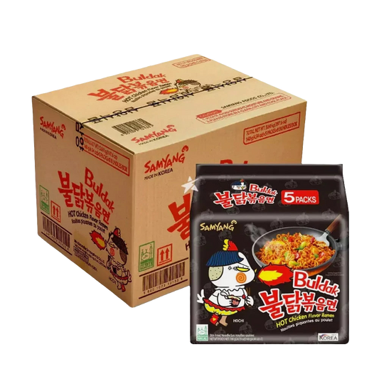 40 db Samyang Buldak Csípős Csirke Ízesítésű Tészta 140g