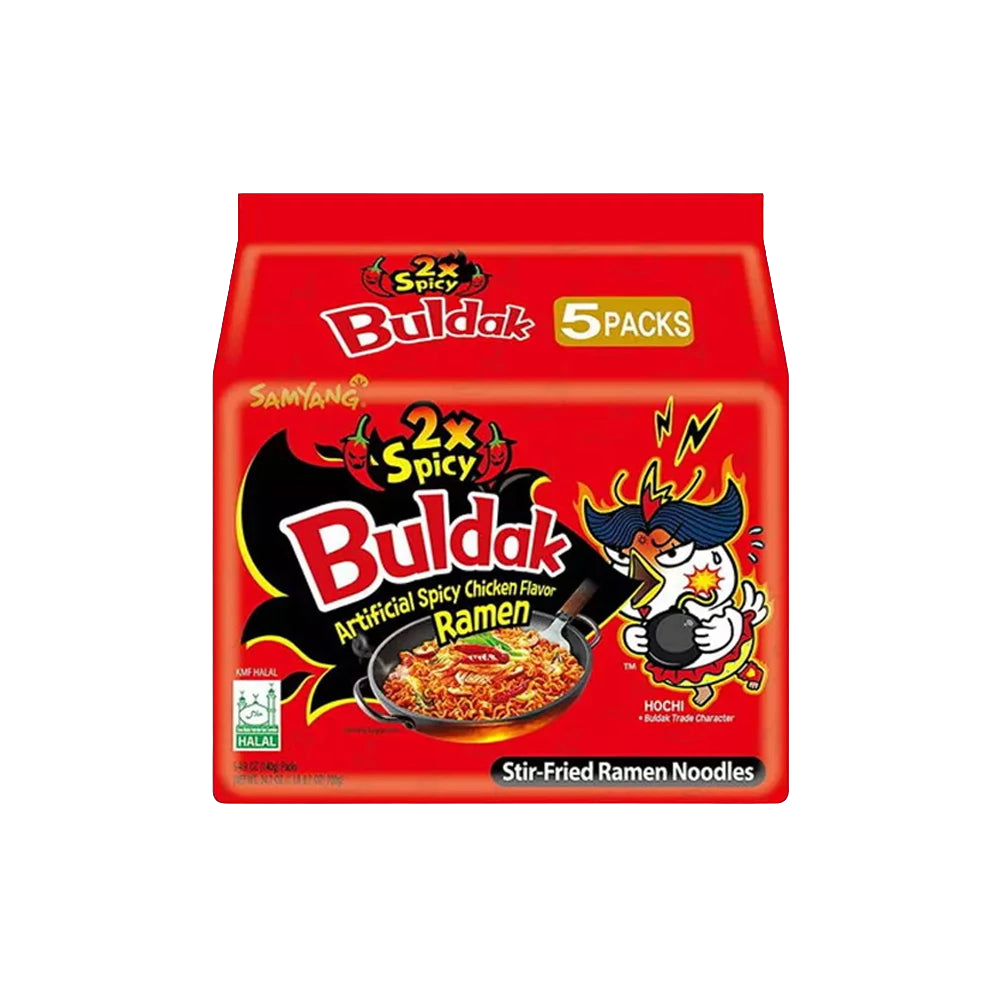 5 db SAMYANG BULDAK 2X CSÍPŐS CSIRKE ÍZESÍTÉSŰ TÉSZTA 140G