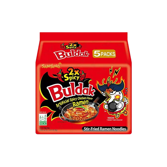 5 db SAMYANG BULDAK 2X CSÍPŐS CSIRKE ÍZESÍTÉSŰ TÉSZTA 140G