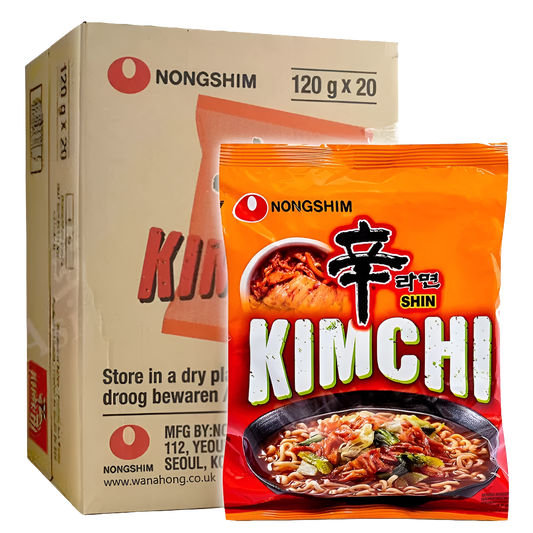 20 db NONGSHIM KIMCHI BOX INSTANT TÉSZTALEVES 120GR