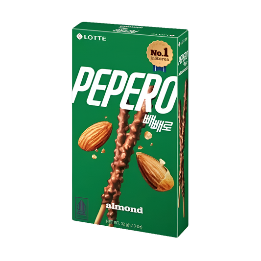 Pepero mandulás csokoládés ropi