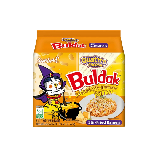 5 db Samyang buldak QUATTRO négysajtos tészta 145g
