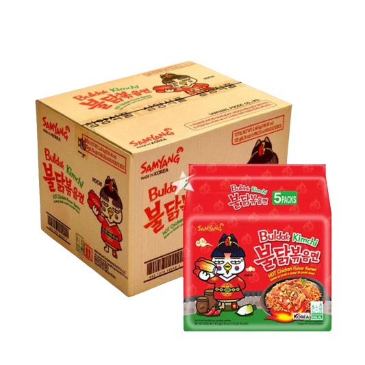 40 db Samyang Buldak Csirkés tészta kimchi ízesítéssel 135g