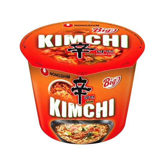 5 db Nongshim Big Bowl Kimchi ízesítésű tészta