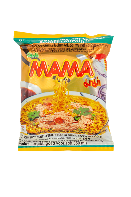 Mama Oriental Style Instant Tészta – Sertés Ízű (60g)