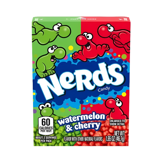 Nerds görögdinnye-cseresznye ízű cukorka