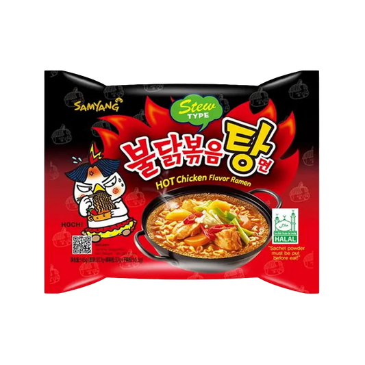 Samyang Buldak csípős csirkepörkölt ízesítésű ramen 145g