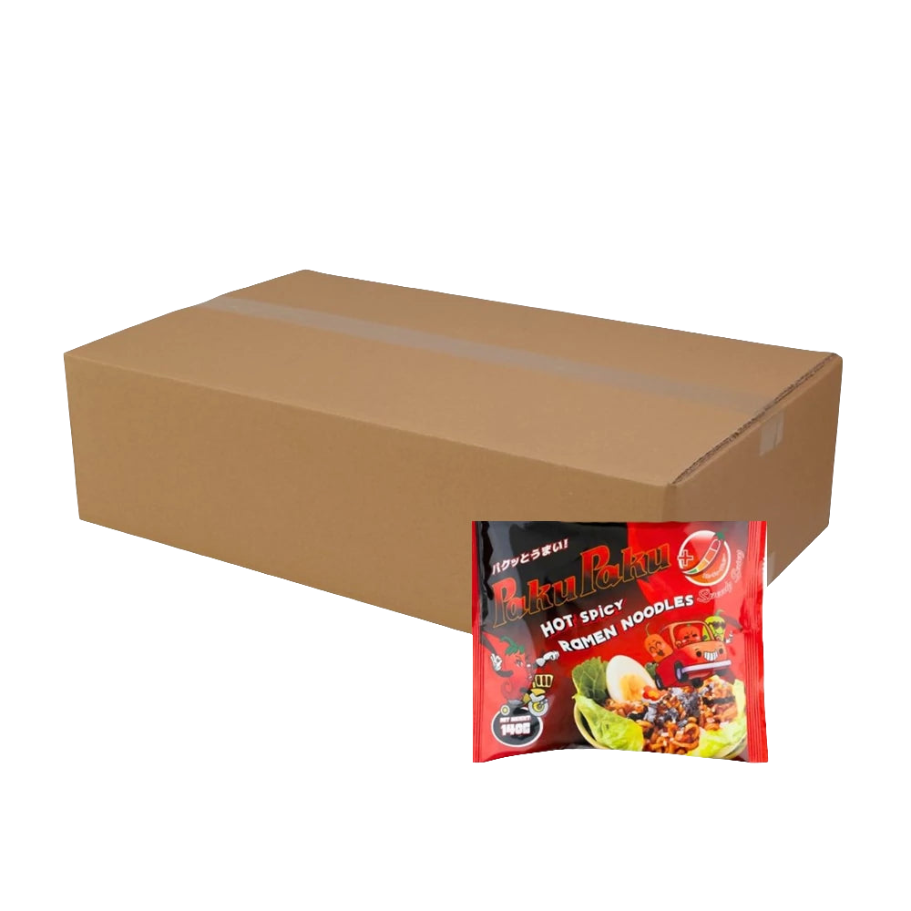 20 db PakuPaku Speedy Spicy csípős Ramen tészta, 140g