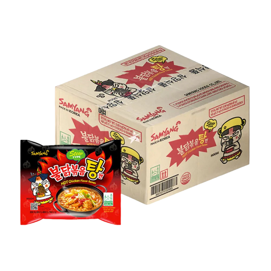 40 db Samyang Buldak csípős csirkepörkölt ízesítésű ramen 145g