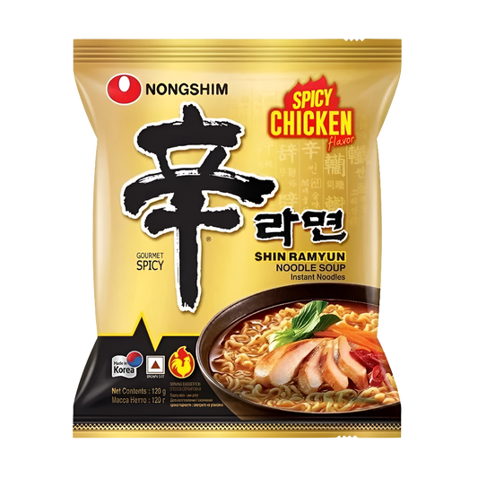 Nongshim Shin Ramyun Spicy Chicken instant tészta 120g