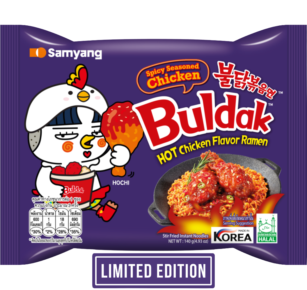 Buldak Koreai Sült Csirke Ízesítésű Tészta, 140gr (SamYang)