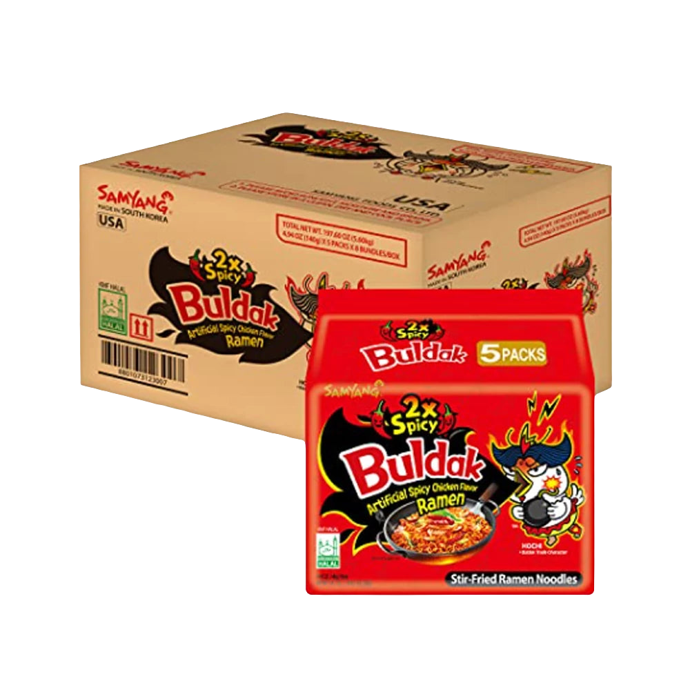 40 db SAMYANG BULDAK 2X CSÍPŐS CSIRKE ÍZESÍTÉSŰ TÉSZTA 140g