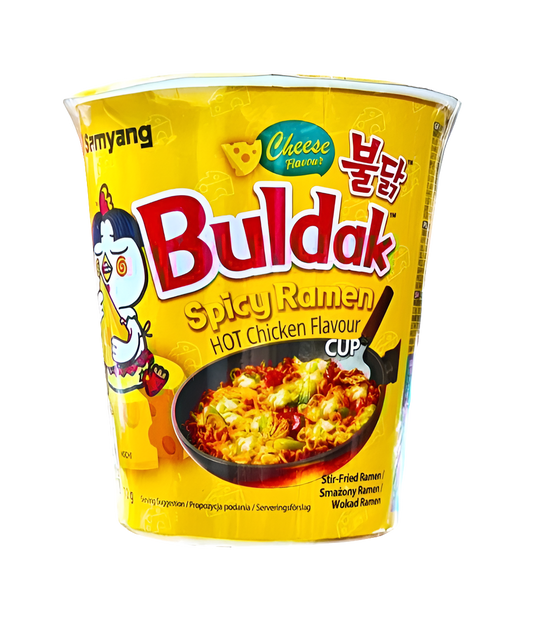 Buldak Cup csirkés, sajtos tészta 70g.