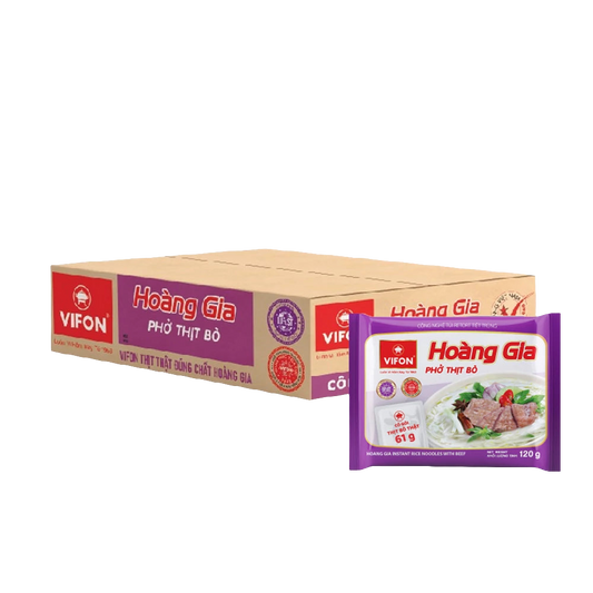 18 db Vifon Hoang Gia instant rizstészta marhával 120g