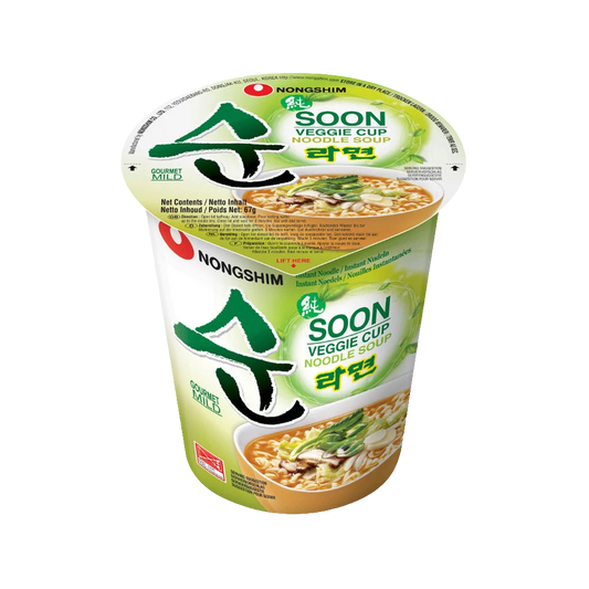 5 db Nongshim Veggie Cup vegán Instant tészta