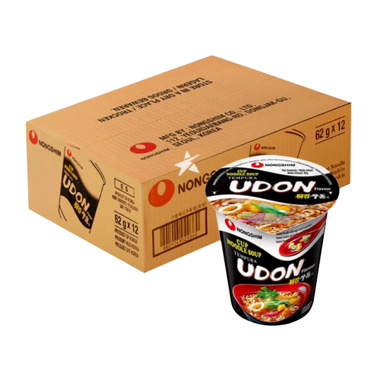 12 db Nongshim cup tempura udon tészta 62g