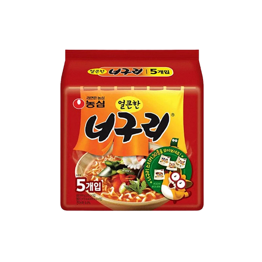 5 db Nongshim Neoguri Ramyun Csípős Instant Tésztaleves 120 g