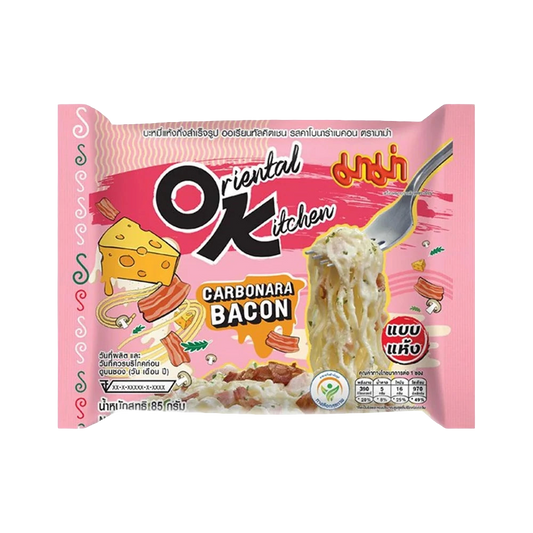 MAMA ORIENTAL KITCHEN CARBONARA ÉS BACON ÍZESÍTÉSŰ TÉSZTA 85g