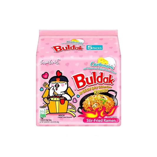 5 db SamYang Buldak Ramen Csirkés Tészta Carbonara ízesítéssel 130 g