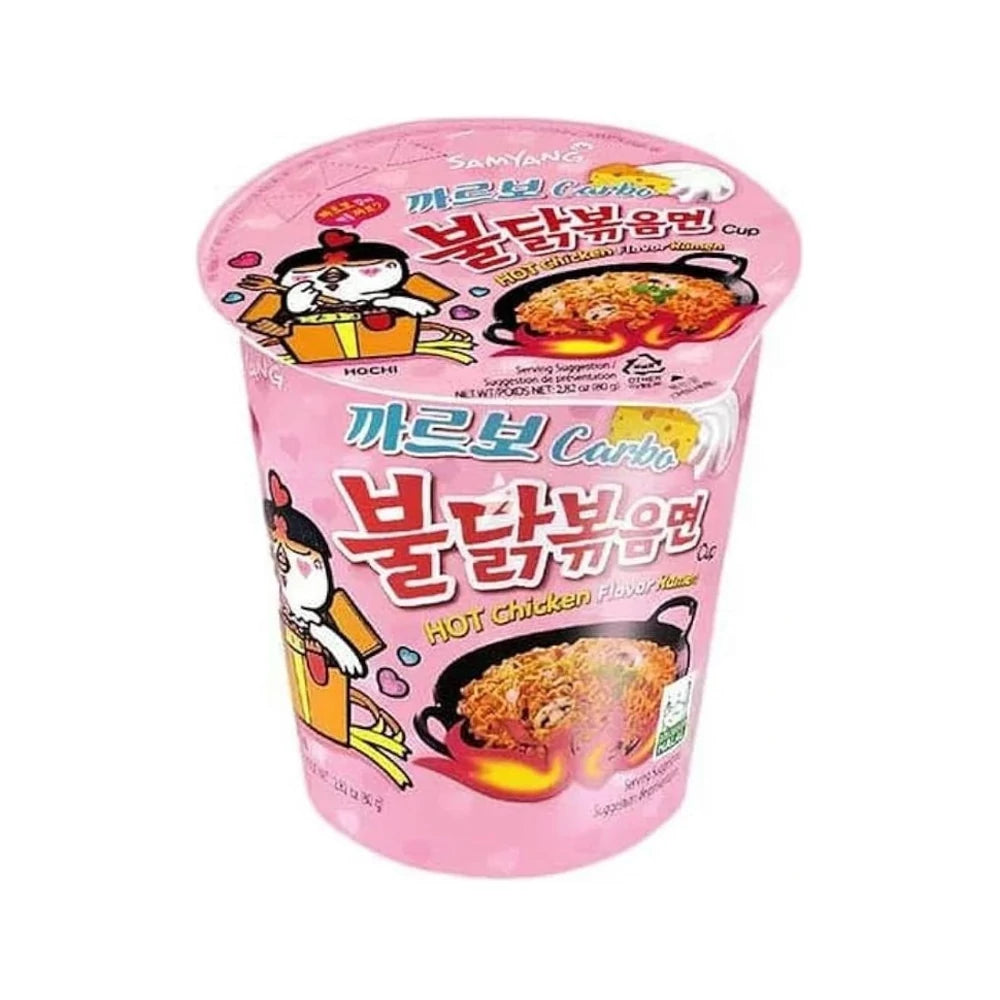 Samyang Buldak Cup Csirkés tészta Carbonara ízesítéssel 80 g