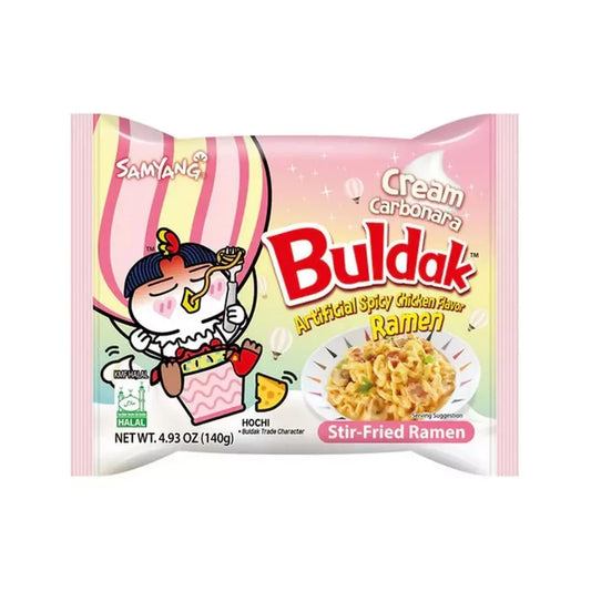 Samyang Buldak Csirke Cream Carbonara Ízesítésű Tészta 140g