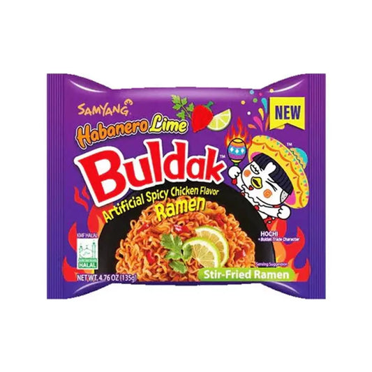 SAMYANG BULDAK CSIRKÉS TÉSZTA HABANERO LIME ÍZESÍTÉSSEL, 135g