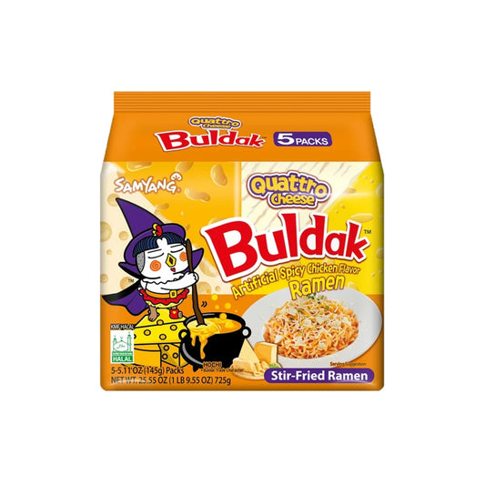 5 db Samyang buldak QUATTRO négysajtos tészta 145g