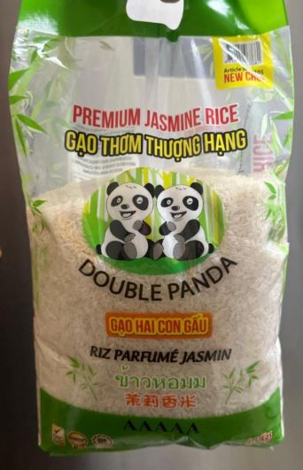 Double Panda Premium Jázmin Rizs (AAAAA Minőség) – Aromás 4.5 kg