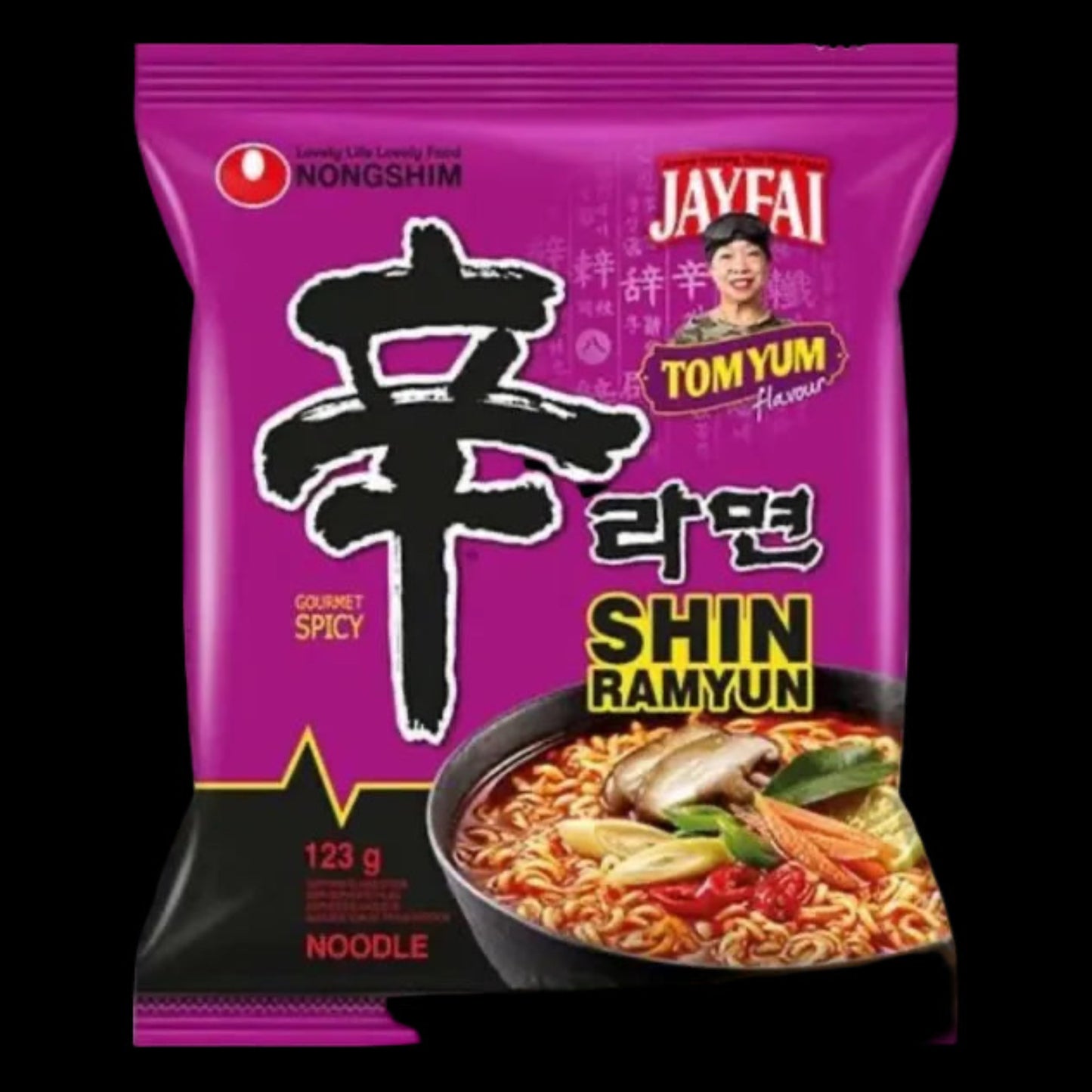 Nongshim Shin Ramyun Tom Yum leves