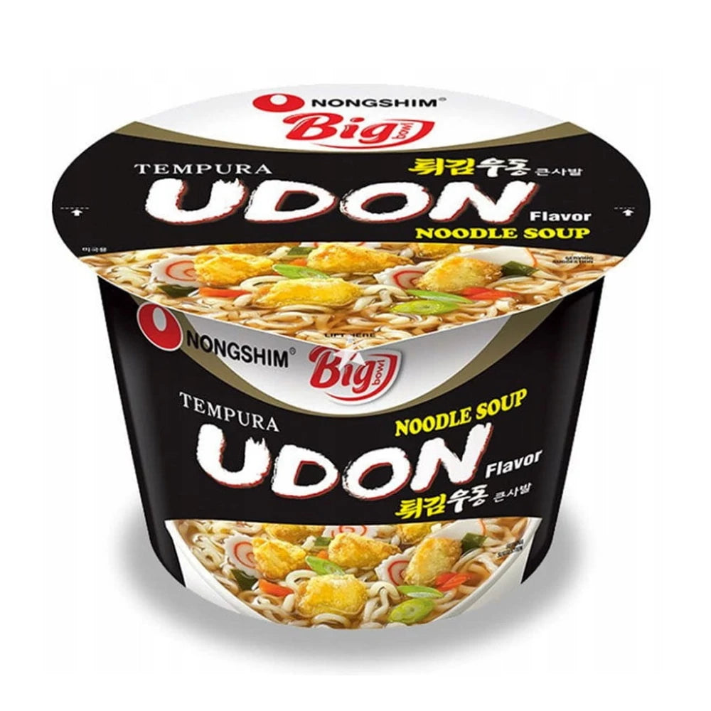 5 db Nongshim Big Bowl Tempura Udon Tészta