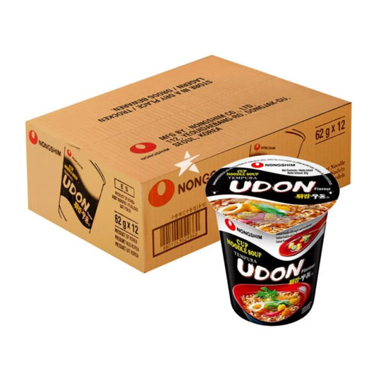 12 db Nongshim cup tempura udon tészta 62g