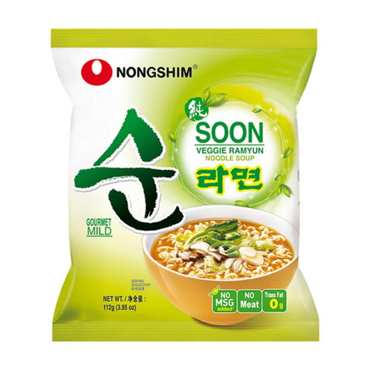 Nongshim Soon Ramyun vegetáriánus leves 112g