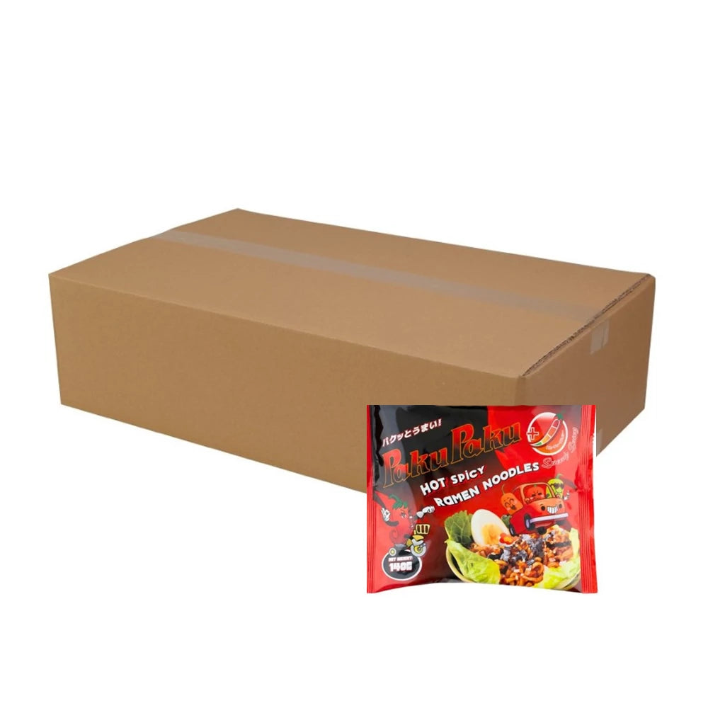 20 db PakuPaku Speedy Spicy csípős Ramen tészta, 140g