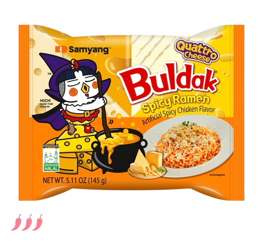 Samyang Buldak Quattro négysajtos tészta 145g