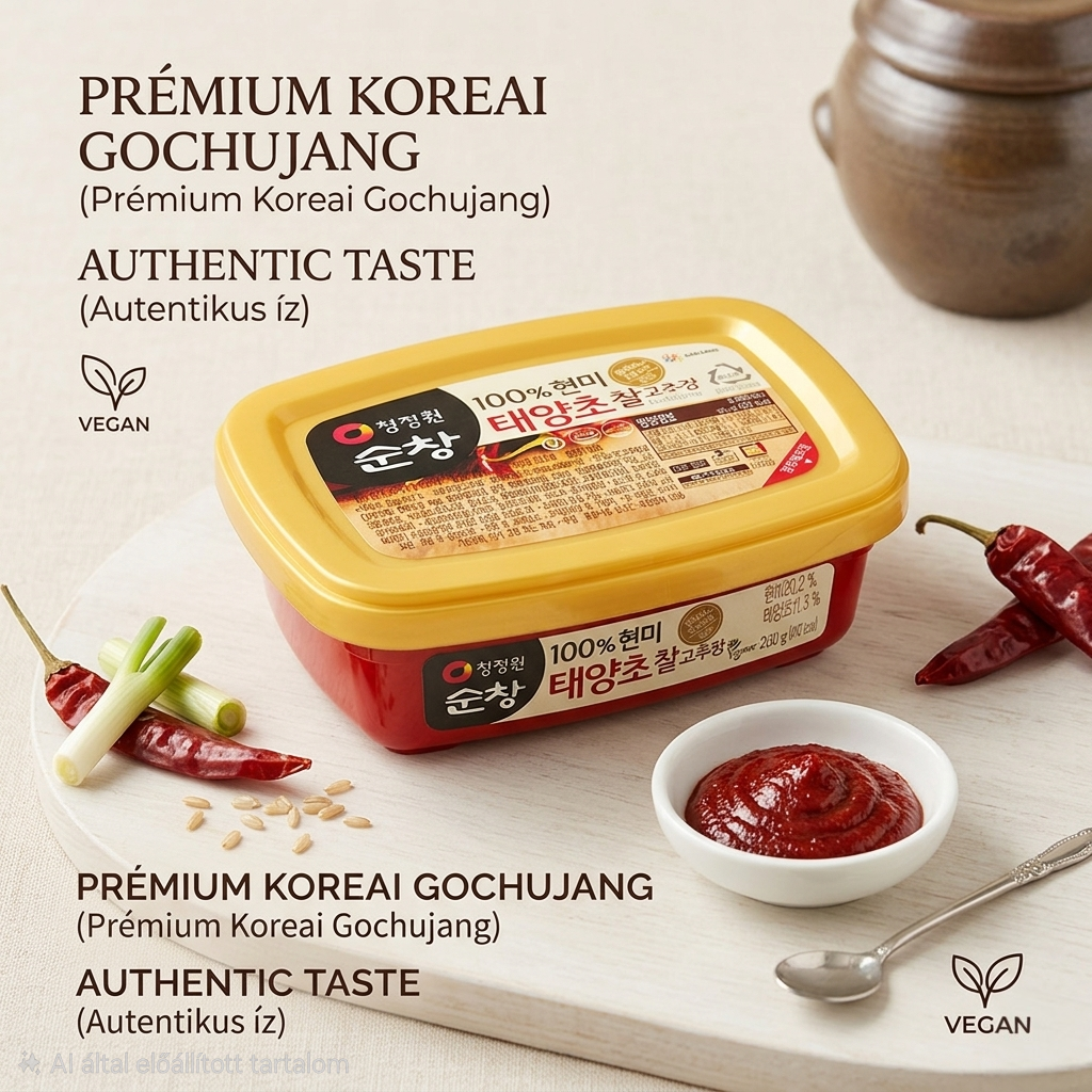 Chung Jung One Sunchang Gochujang – Prémium Koreai Fermentált Paprikakrém Barna Rizzsel (200g)