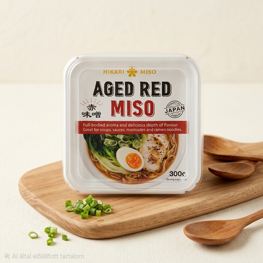Hikari Miso Érlelt Vörös Miso Paszta (Aged Red Miso) – 300g