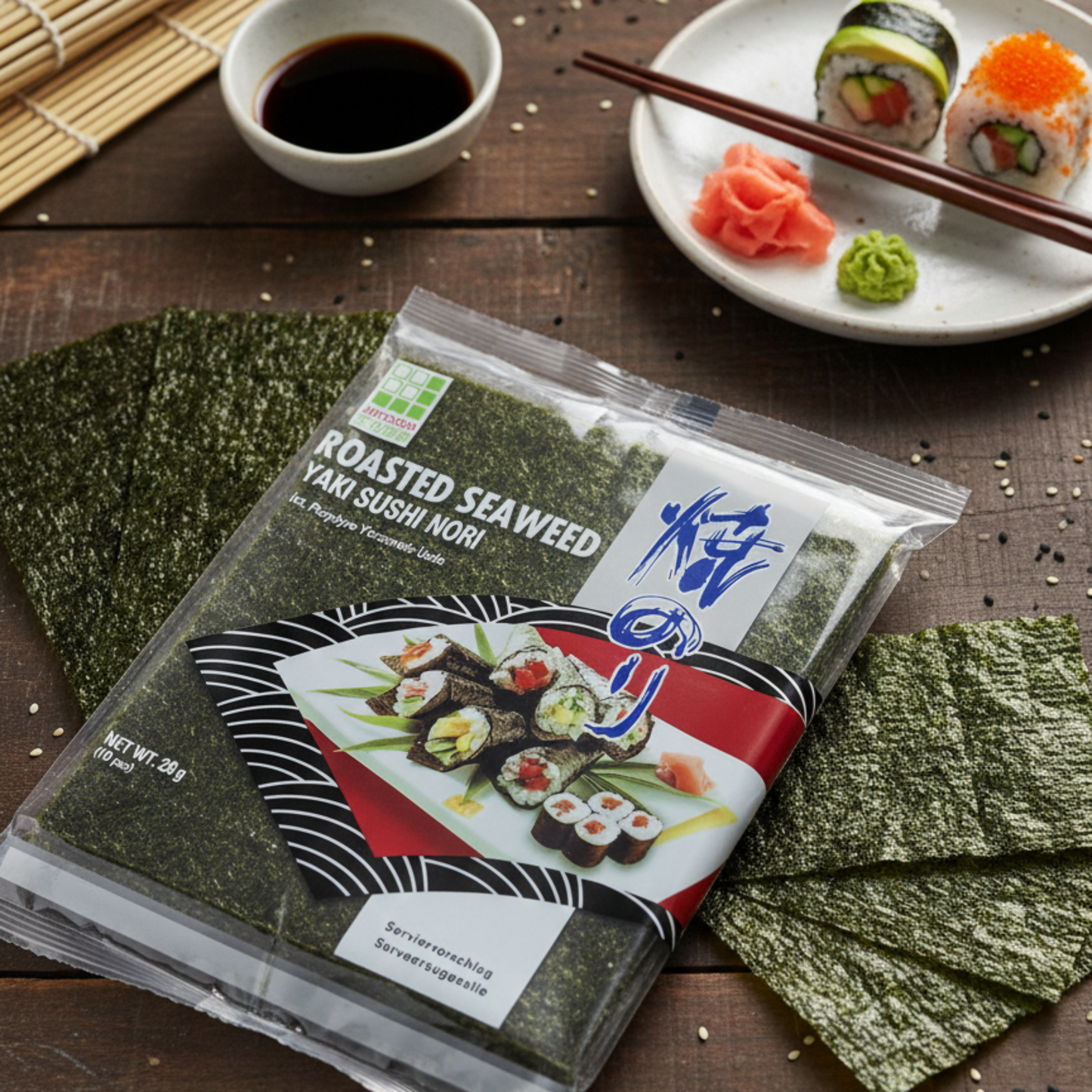 JH Foods Pirított Sushi Nori Alga (28g / 10 lap)