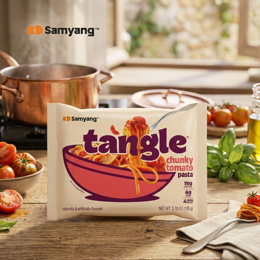 Samyang Tangle Chunky Tomato Pasta – Prémium Instant Paradicsomos Tészta