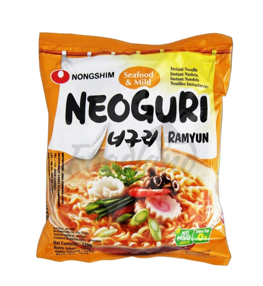 Neoguri Ramyun Hot Instant Tésztaleves, 120 g (Nongshim)