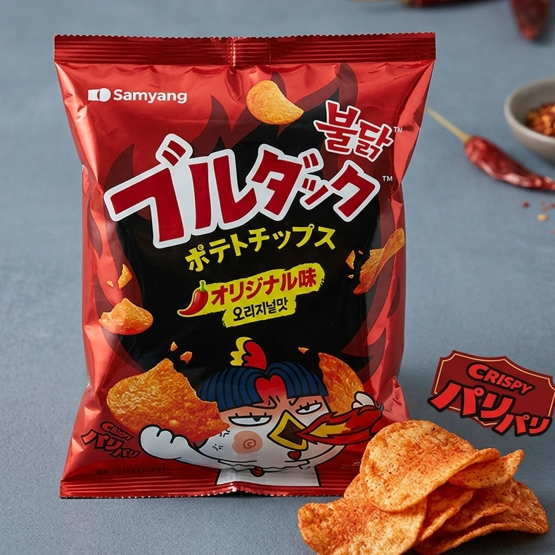 Samyang Buldak Csípős Burgonyachips (Original) – 55g