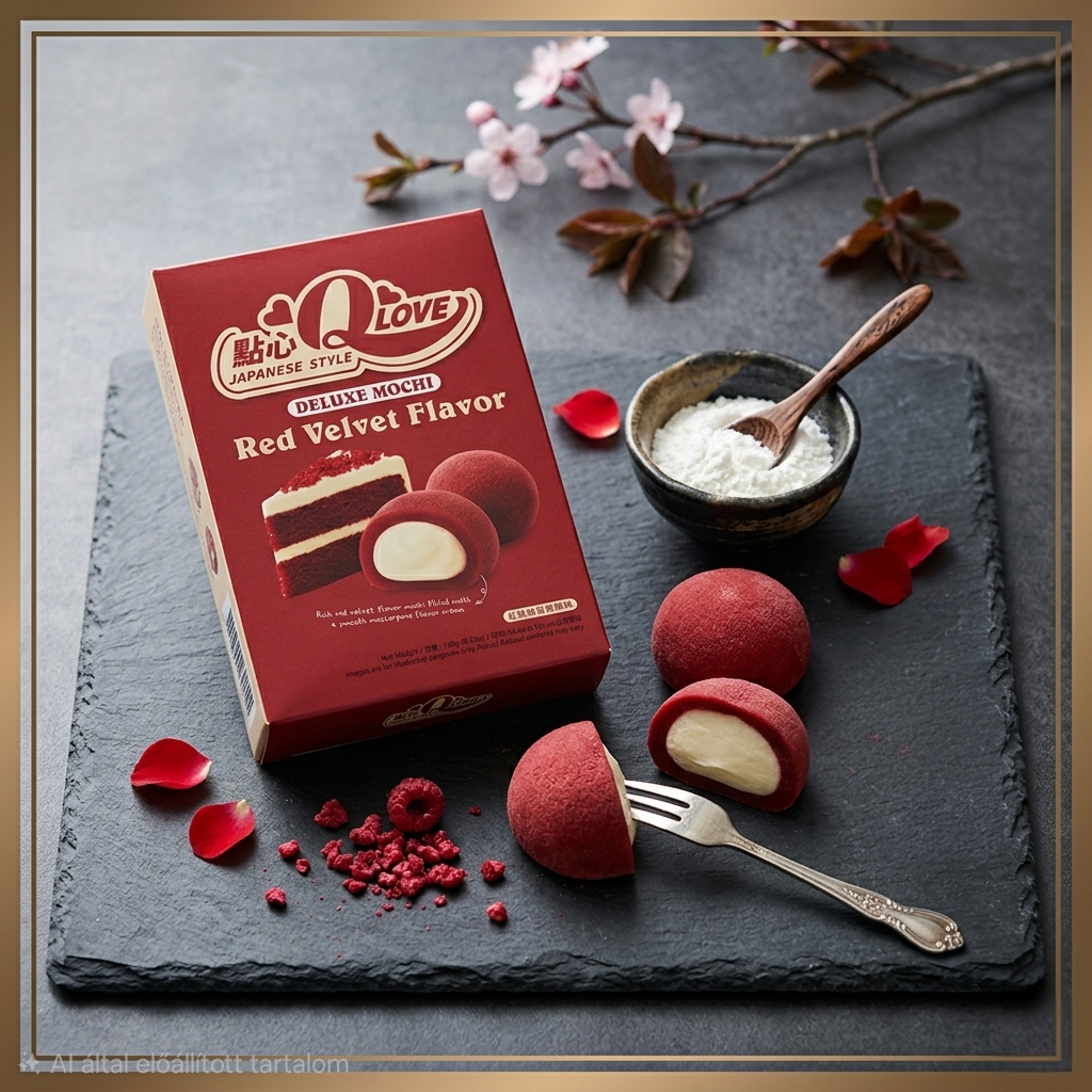 Q Love Deluxe Mochi – Red Velvet Flavor (168g)