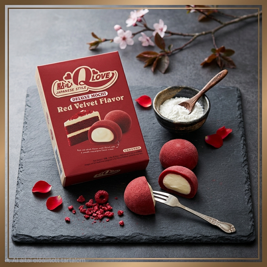 Q Love Deluxe Mochi – Red Velvet Flavor (168g)