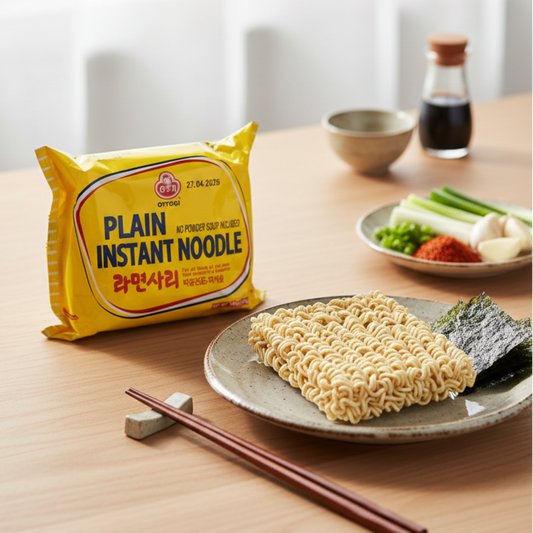 Ottogi Ramen Sari – Prémium Koreai Instant Tészta (Fűszercsomag nélkül)