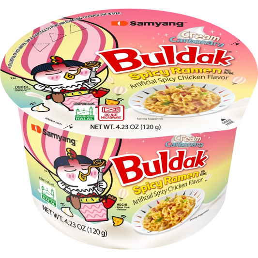 Samyang Buldak Cream Carbonara Big Bowl (120g)
