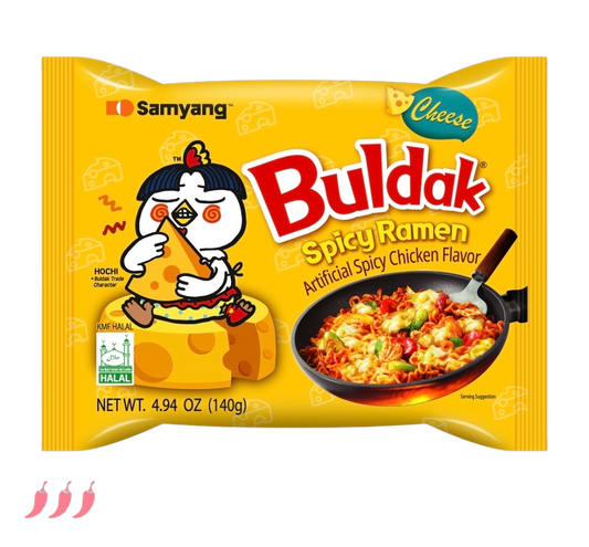 Samyang Buldak Csirkés tészta sajtos ízesítéssel 140 g