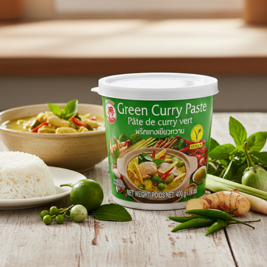 Cock Brand Thai Zöld Curry Paszta (Vegán)