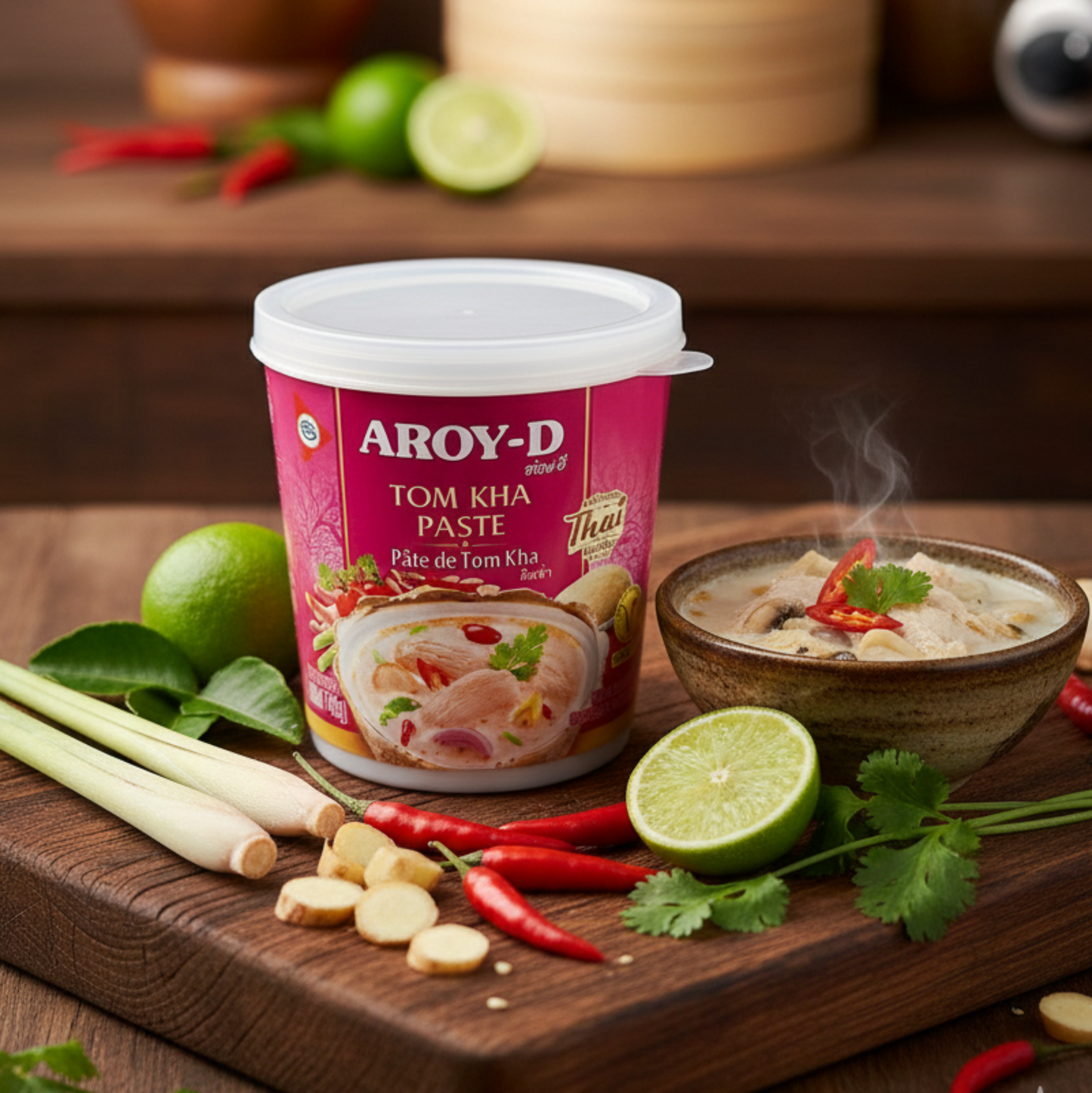 Aroy-D Tom Kha Paszta – Autentikus Thai Kókusztejes Leves Alap