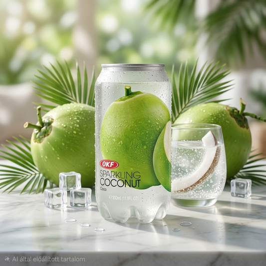 OKF Sparkling Coconut – Szénsavas kókuszos üdítőital (350 ml)